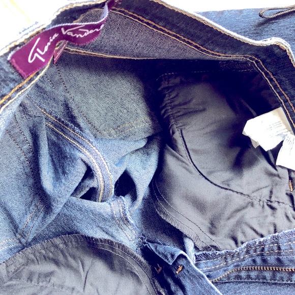 Gloria Vanderbilt Capri Jeans Amanda Denim Size 6 - Picture 5 of 14